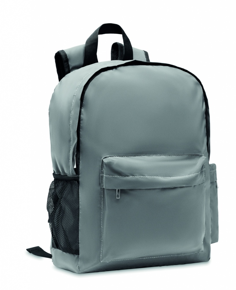 Logotrade promotional giveaway image of: High reflective backpack 190T