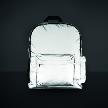 Logo trade promotional gifts picture of: High reflective backpack 190T