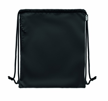 Logotrade promotional giveaways photo of: Large drawstring bag 300D RPET