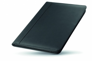 Logo trade promotional gifts picture of: A4 leather conference folder
