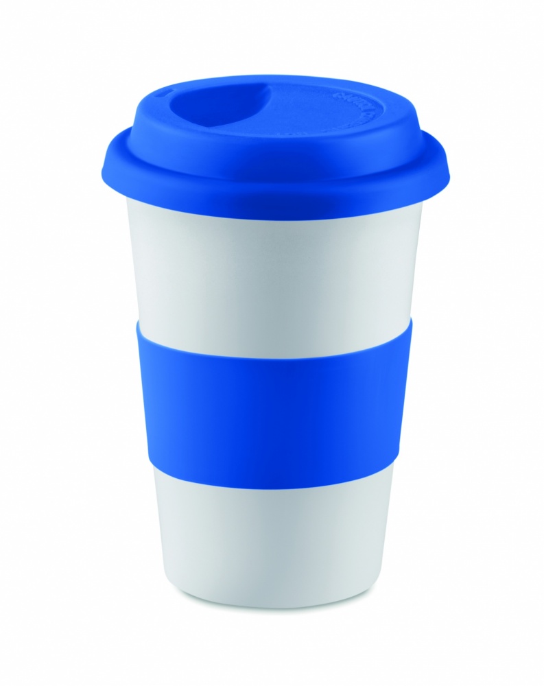 Logotrade promotional giveaways photo of: Ceramic mug w/ lid and sleeve