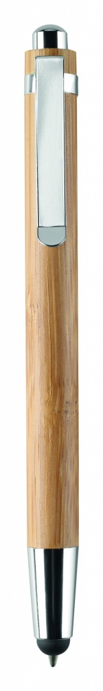 Logo trade promotional giveaway photo of: Ball pen in ABS and bamboo