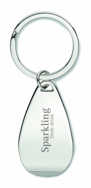 Logotrade promotional product image of: Bottle opener key ring Tornio