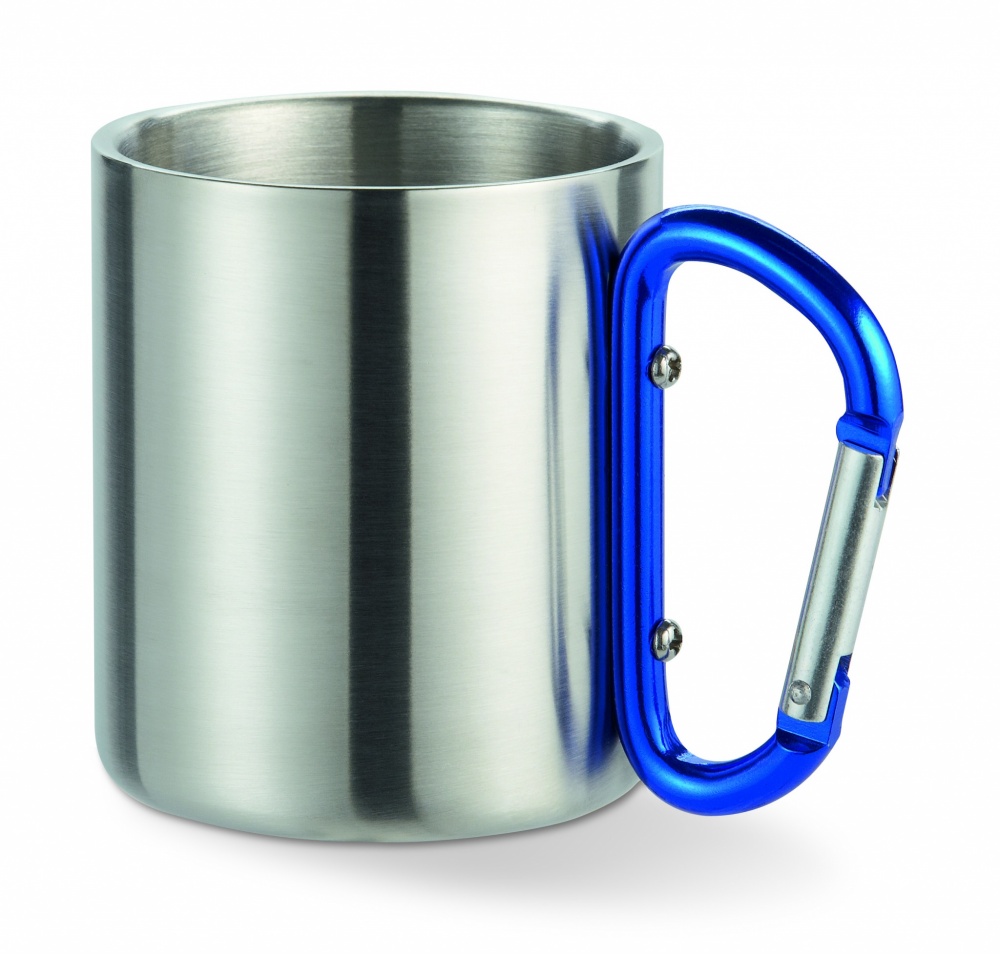 Logo trade promotional product photo of: Metal mug & carabiner handle