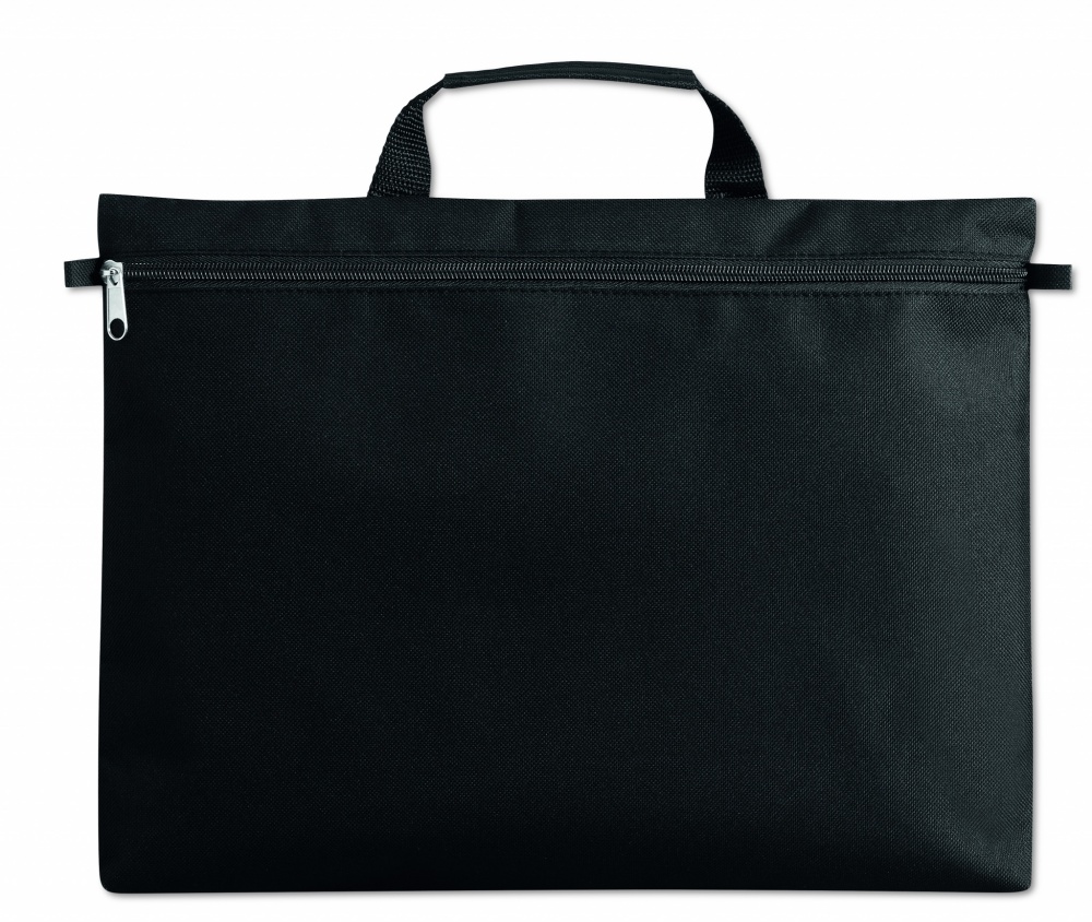 Logo trade promotional gifts image of: 600D polyester document bag