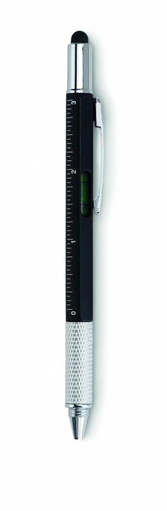 Logo trade promotional products picture of: Spirit level pen with ruler