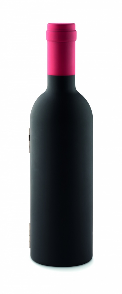 Logotrade promotional giveaway picture of: Bottle shape wine set