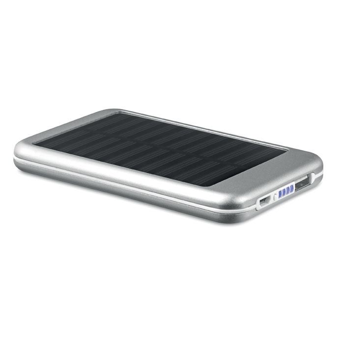 Logo trade business gift photo of: 4000 mAH solar powerbank