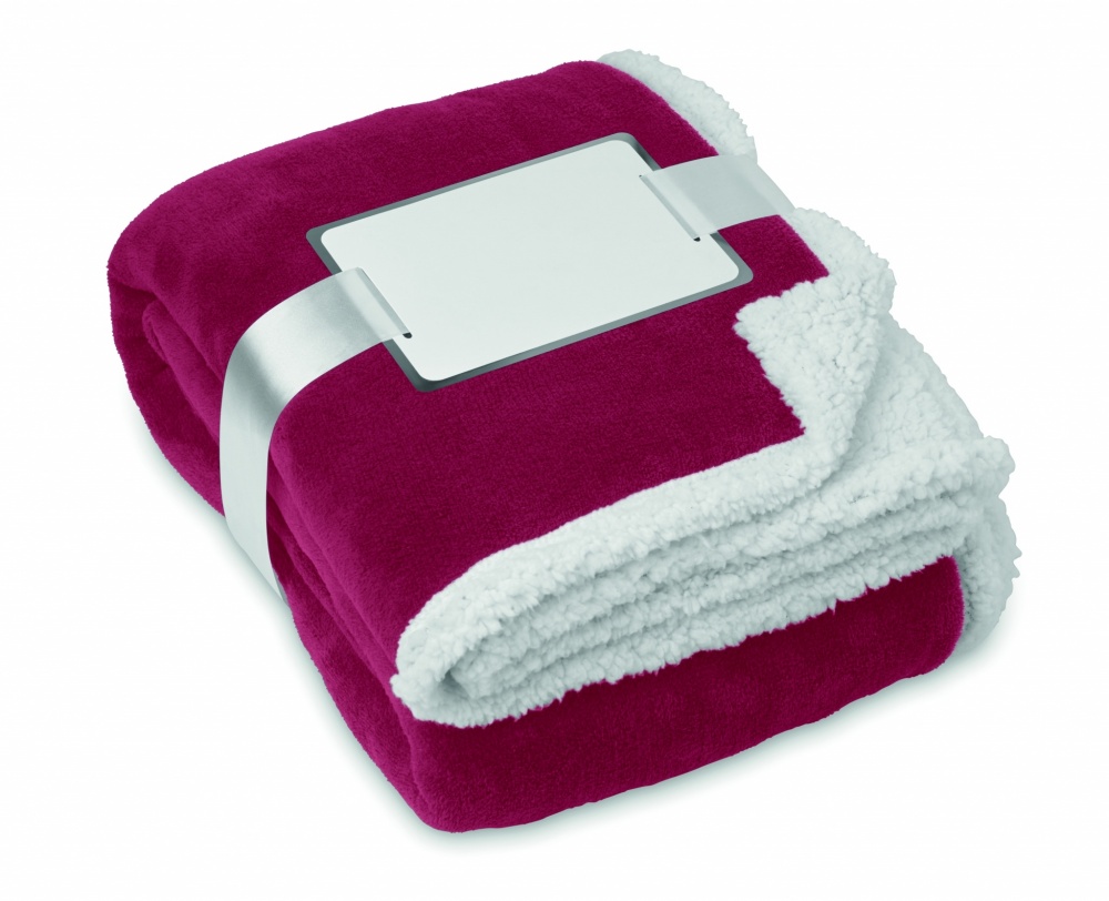 Logotrade advertising product image of: Blanket coral fleece/ sherpa