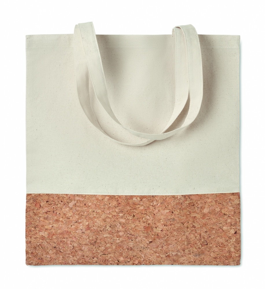 Logo trade promotional merchandise picture of: 140gr/m² cotton shopping bag