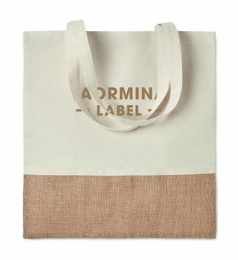 Logo trade promotional item photo of: 160gr/m² cotton shopping bag