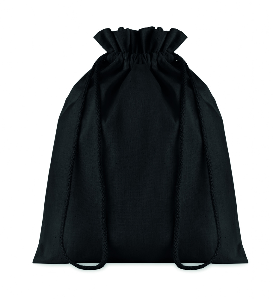 Logo trade business gifts image of: Medium Cotton draw cord bag