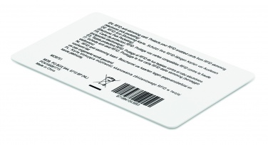 Logo trade business gifts image of: RFID Anti-skimming card