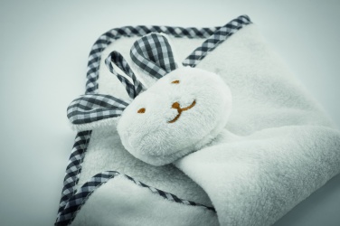 Logo trade promotional item photo of: Plush rabbit design baby towel