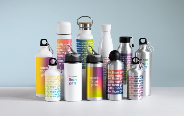 Logo trade promotional gifts picture of: 400 ml aluminium bottle