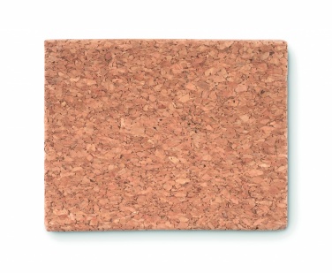 Logo trade advertising product photo of: Cork sticky note memo pad