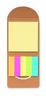 Logotrade business gift image of: Cork sticky note memo pad
