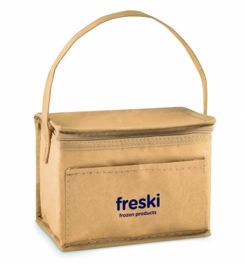 Logotrade advertising product picture of: 6 can woven paper cooler bag