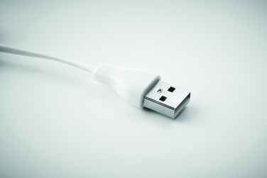 Logotrade promotional merchandise image of: Bamboo 3-in-1 cable