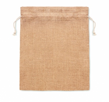 Logotrade promotional products photo of: Small jute gift bag 14 x 22 cm