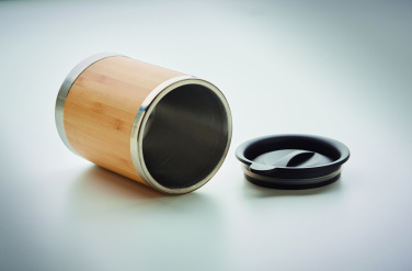 Logo trade promotional items image of: Tumbler in bamboo cover 250ml