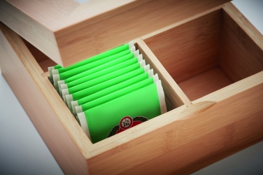 Logo trade corporate gifts image of: Bamboo tea box