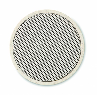 Logo trade advertising products picture of: 3W speaker in wheat straw/ABS