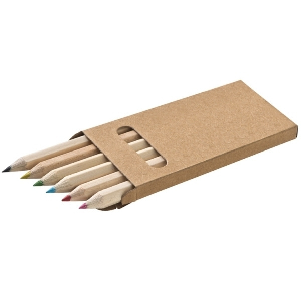 Logotrade promotional item picture of: Wooden crayons MINNIE