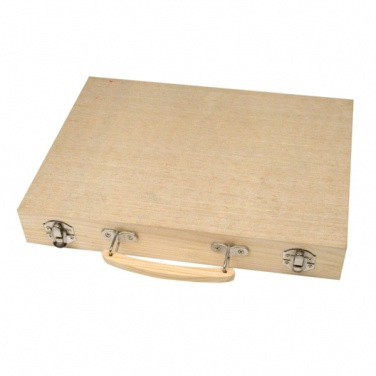 Logotrade promotional giveaway image of: Big wooden painting set MAXI