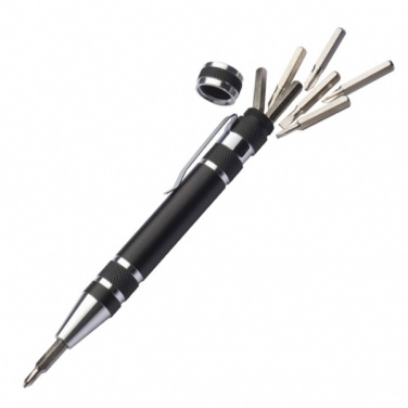 Logo trade promotional giveaway photo of: Meta screwdriver set CORLEONE