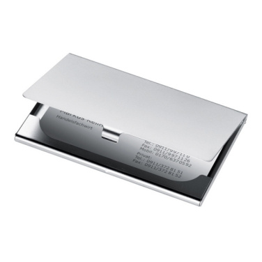 Logotrade promotional giveaways photo of: Metal business card holder CORNWALL