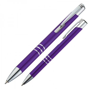 Logotrade promotional merchandise image of: Metal ballpen ASCOT