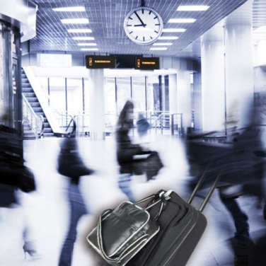 Logo trade promotional merchandise photo of: Bag holder for trolleys ARMANT