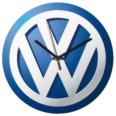 Logo trade corporate gifts image of: Wall clock with allover clock face VENICE