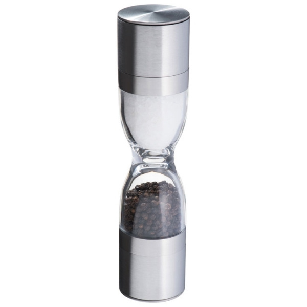 Logo trade promotional products picture of: Salt and pepper mill 2-in-1 ROME