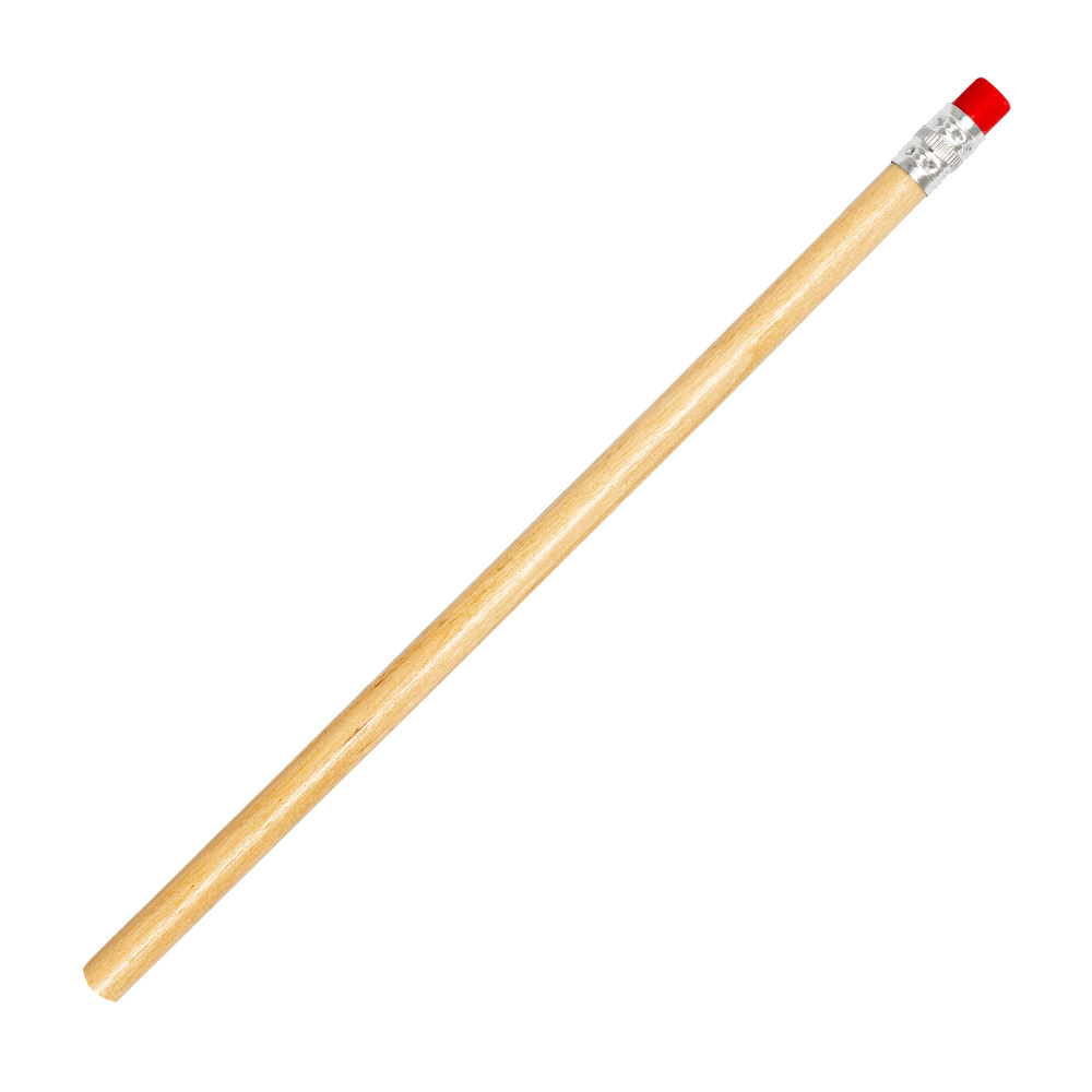 Logotrade advertising product image of: Pencil with eraser HICKORY