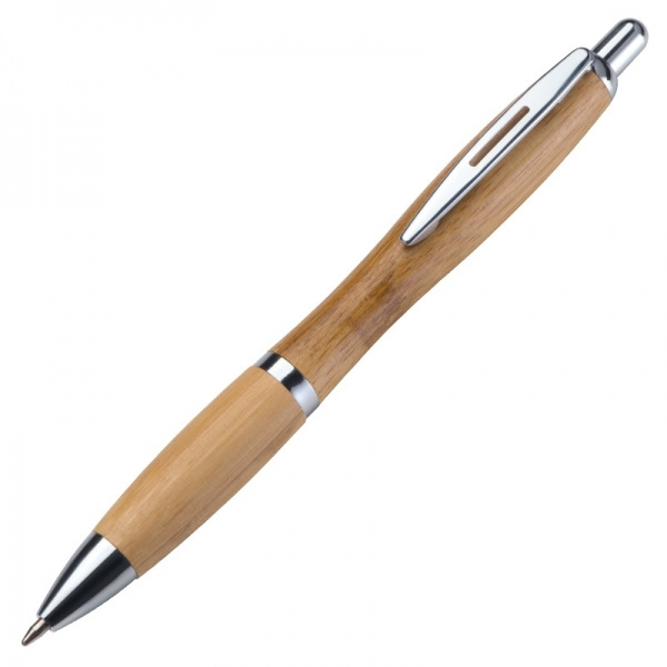 Logo trade promotional gifts image of: Wooden ballpen BRENTWOOD