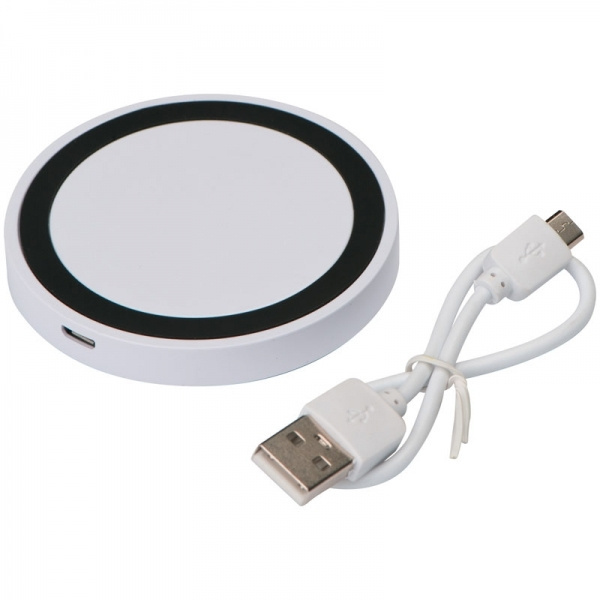 Logo trade corporate gifts picture of: Induction charger KARTHAGO