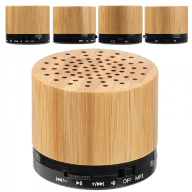 Logotrade promotional giveaway picture of: Bamboo bluetooth speaker FLEEDWOOD