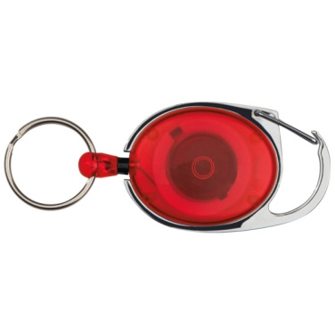 Logo trade promotional giveaways image of: Ski-Pass with Carabiner Keyring EMPLOYEE
