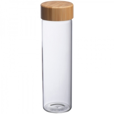 Logo trade promotional giveaways image of: Glass bottle SANTA CRUZ 500 ml