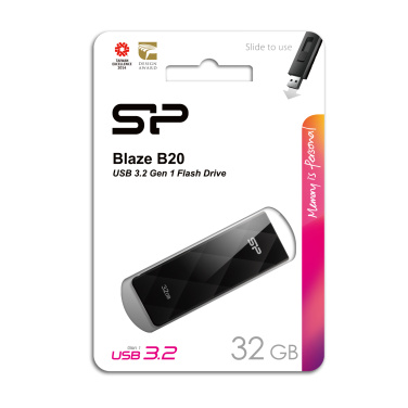 Logotrade promotional item image of: Pendrive Silicon Power B20 USB 3.0