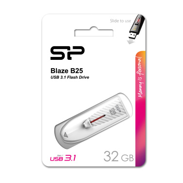 Logotrade promotional merchandise picture of: Pendrive Silicon Power Blaze B25 3.1