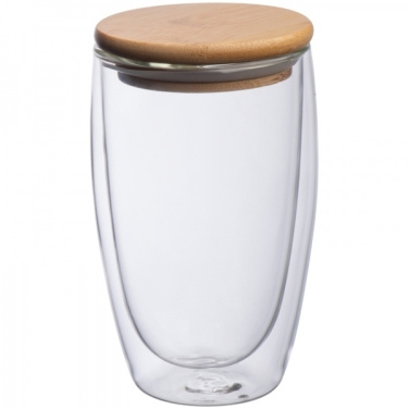 Logo trade promotional products image of: Double-walled glass ZAKOPANE 500 ml