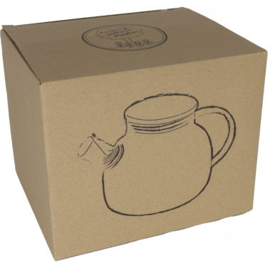 Logo trade promotional gifts picture of: Glass jug with bamboo lid FRANKFURT 1000ml