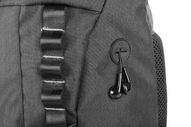Logo trade business gift photo of: Rolltop backpack ELBERT Schwarzwolf