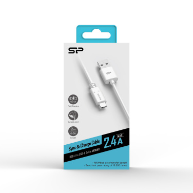 Logo trade promotional products image of: Data transfer cable LK10 Type - C Quick Charge 3.0