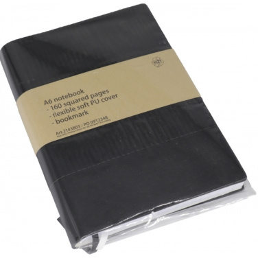 Logo trade promotional merchandise picture of: A6 Notebook ELVERUM