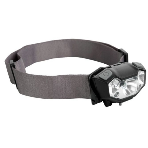 Logo trade promotional giveaways picture of: Head lamp MINO Schwarzwolf