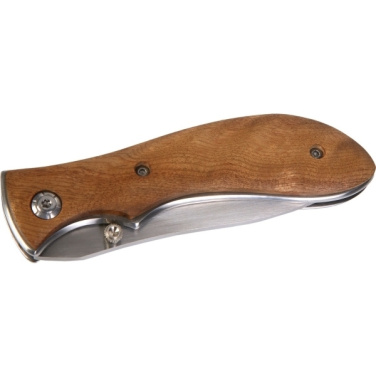 Logotrade promotional product picture of: Pocket knife JUNGLE Schwarzwolf